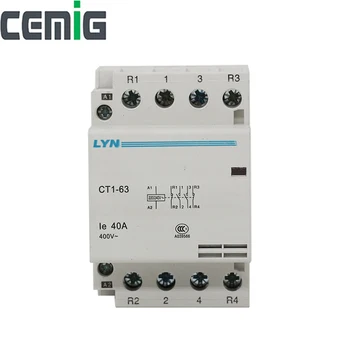 

Cemig Household AC Modular Contactor CT1-63 4P 32A 40A 63A 2NO 2NC 50/60Hz 400V