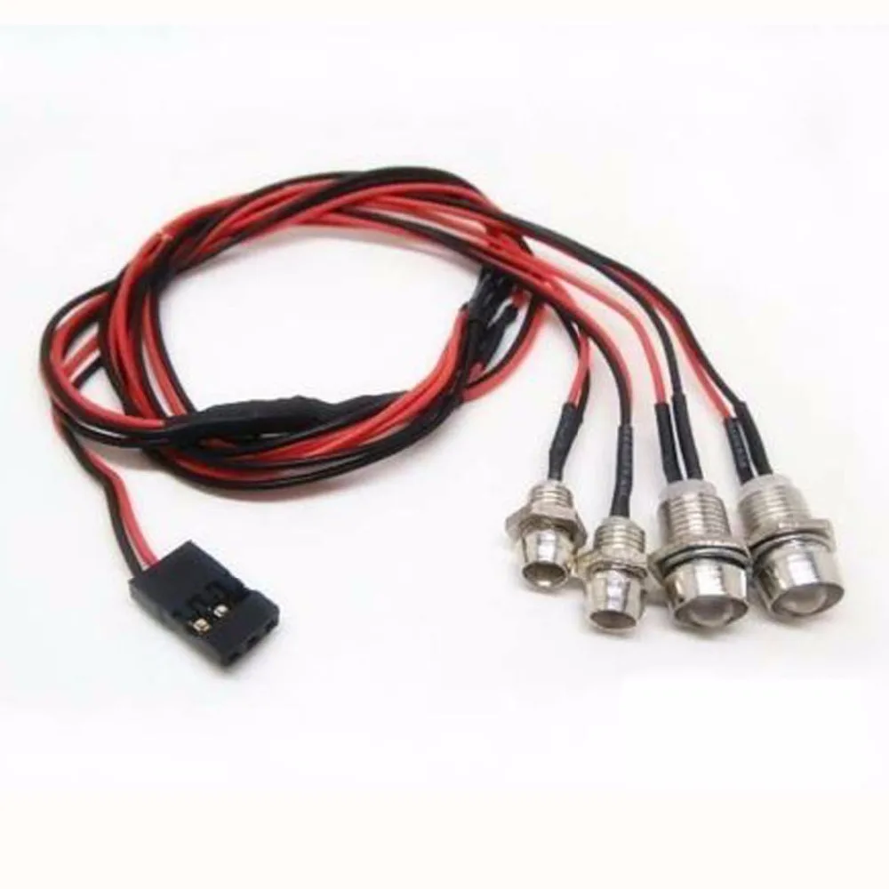 

Leds LED Spuer Light Set Headlight Taillight for 1/10 HSP Tamiya Sakura D4 D3 XI TT01 Racing Drfit Touring RC Car Truck Buggy