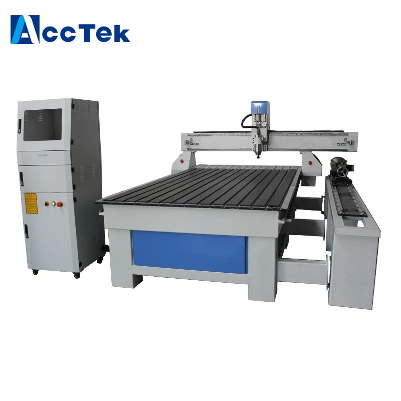 Cnc router 4 axis rotary axis 3d wood carving machine for carpentry