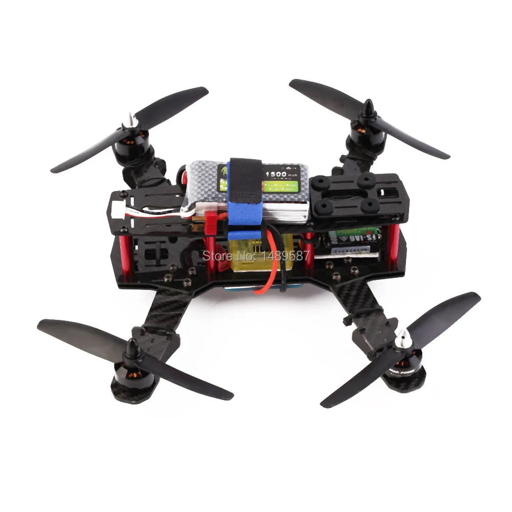 

ZMR250 Frame CC3D /NAZE32 REV6 10DOF 2204 2300kv Motor 12A Simonk Esc 5030 Prop Combo