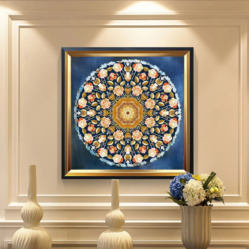 DIY Unfinished 5D Diamond Painting Sets Rhinestone Pasted Decorative Painting Craft Kits Flower