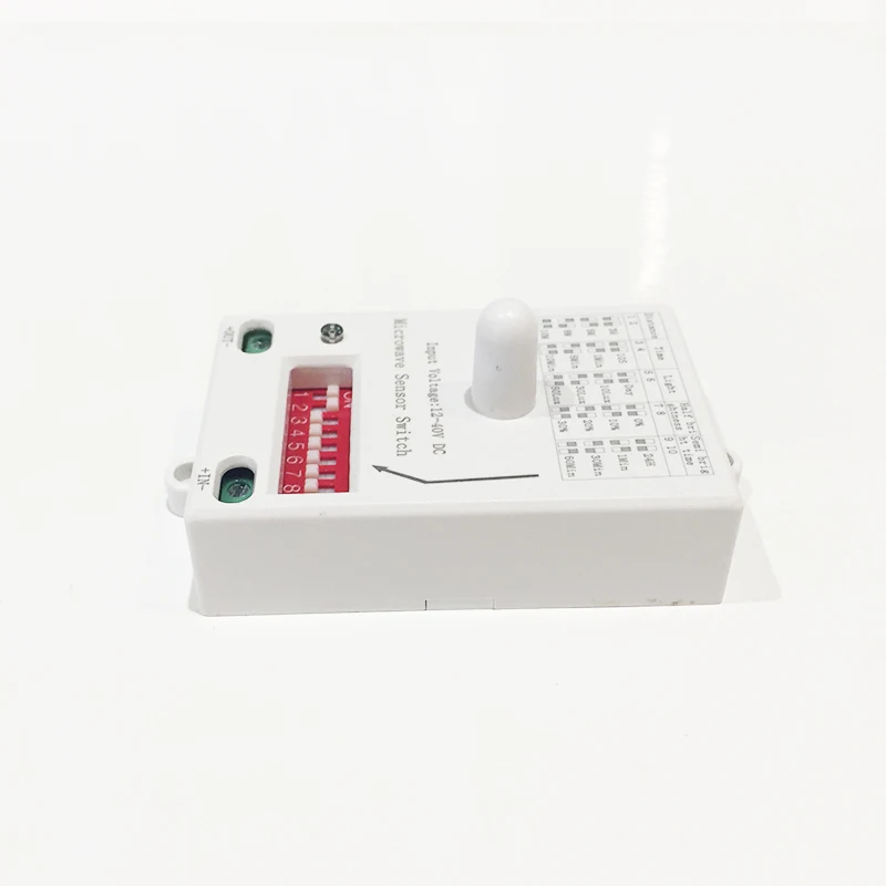 Time delay Adjustable Dimming microwave sensor Ceiling Lamp installed inductive sensor  microwave sensor light switch DC12-40V (11)