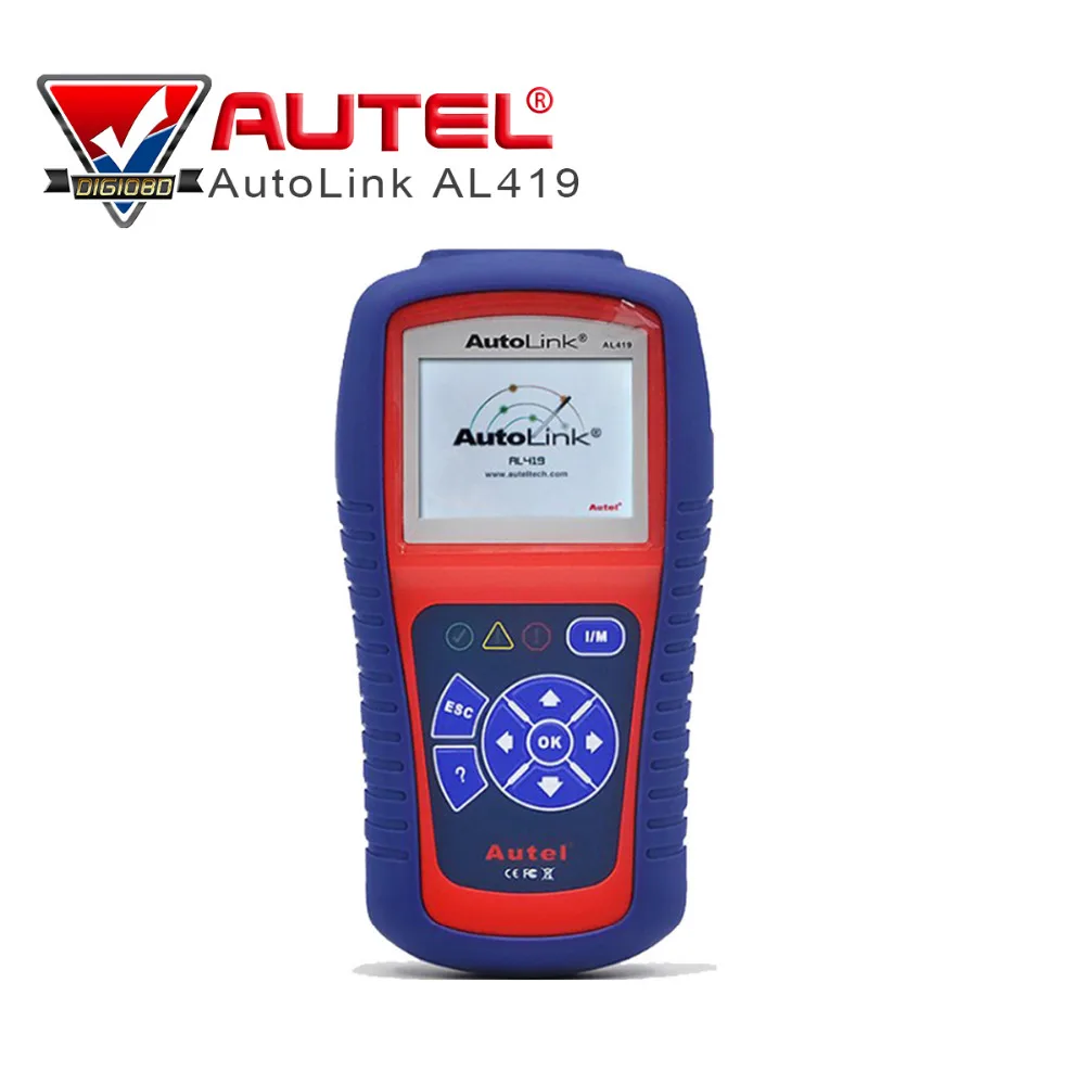 Цена за 100% оригинал Autel Автоссылка AL419 OBDII может сканировать инструмент с TFT Цвет Экран код читателя AL-419 с советы по устранению неполадок код Цена за 100% оригинал Autel Автоссылка AL419 OBDII может сканировать инструмент с TFT Цвет Экран код читателя AL-419 с советы по устранению неполадок код