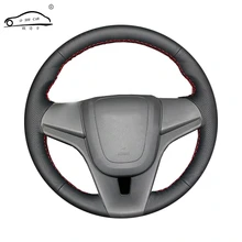 Оплетка рулевого колеса автомобиля из искусственной кожи для Chevrolet Cruze 2009- Aveo 2011-/чехол на руль на заказ