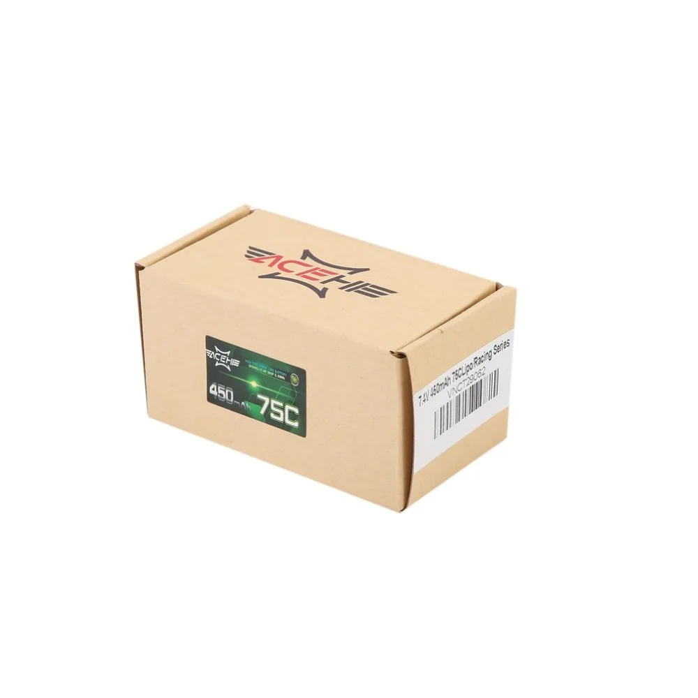 RC Quadcopter 450 мАч 75C 7,4 В Lipo аккумулятор большой емкости Высокая скорость подходит для вертолета