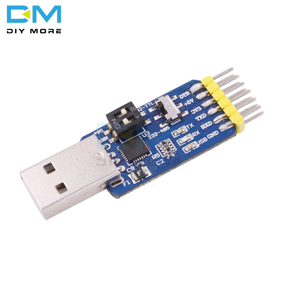 CP2102 USB to TTL RS232 USB TTL to RS485 Mutual Convert 6 in 1 Convert Module 