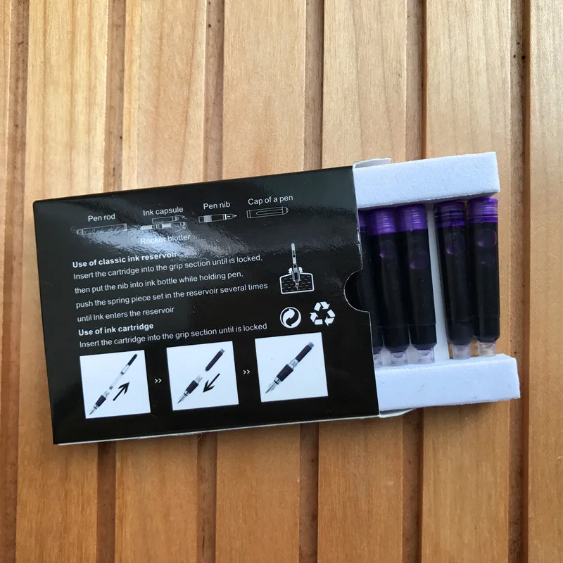 24 PCS Diameter 2.6mm Disposable Pen Ink, Ink Case, Student Gifts