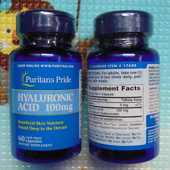 

Free shipping Hyaluronic Acid 100 mg 60 pcs