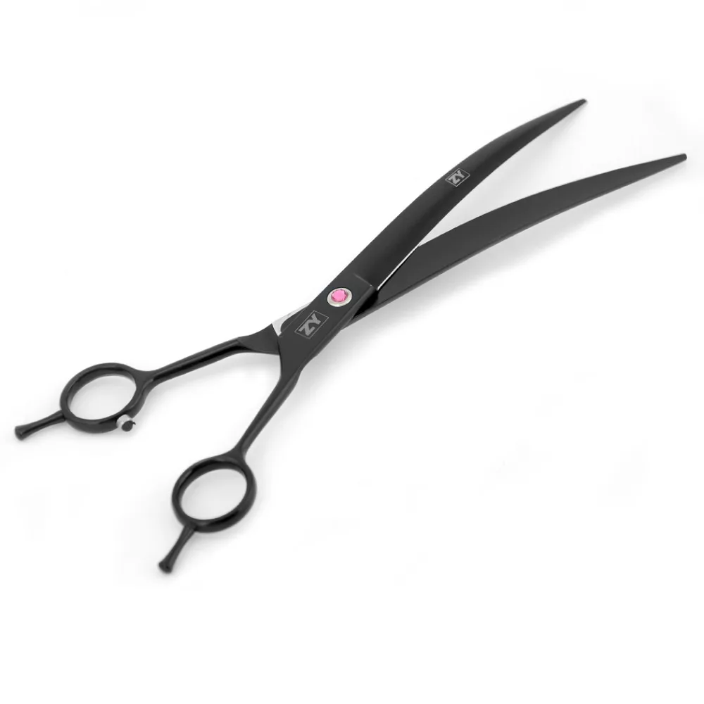 

7/8/9 Inch Professional Pet Grooming Scissors Set Straight & Curved Scissors For Dog/Cat Grooming Black Color