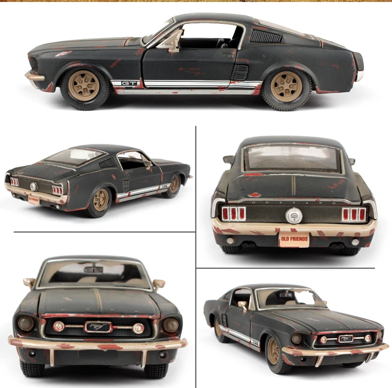 Maisto 1:24 1967 FORD Mustang GT Do Старая винтажная литая под давлением модель автомобиля игрушка Новинка в коробке Новое поступление 32142