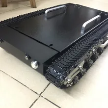 Большая нагрузка Танк шасси автомобиля RC гусеничный автомобиль большой размер амортизация автомобиля погоня с подвеской системы металлический трек