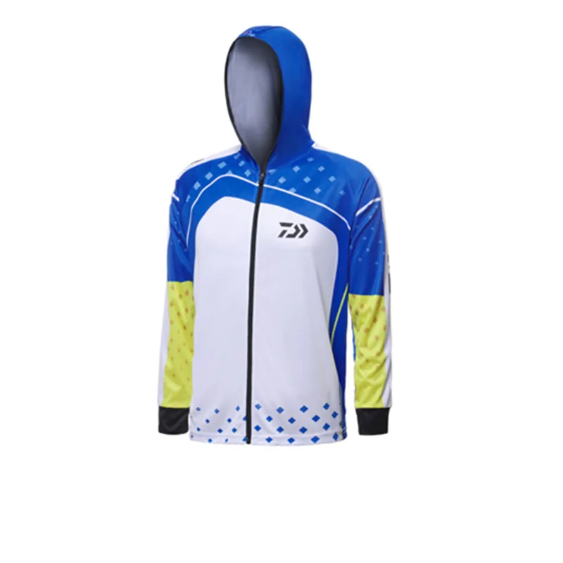 

2019 DAIWA NEW summer Long sleeve DAIWAS clothes outdoors Hooded Sunscreen Breathable Quick dry Ultrathin DAWA Free shipping