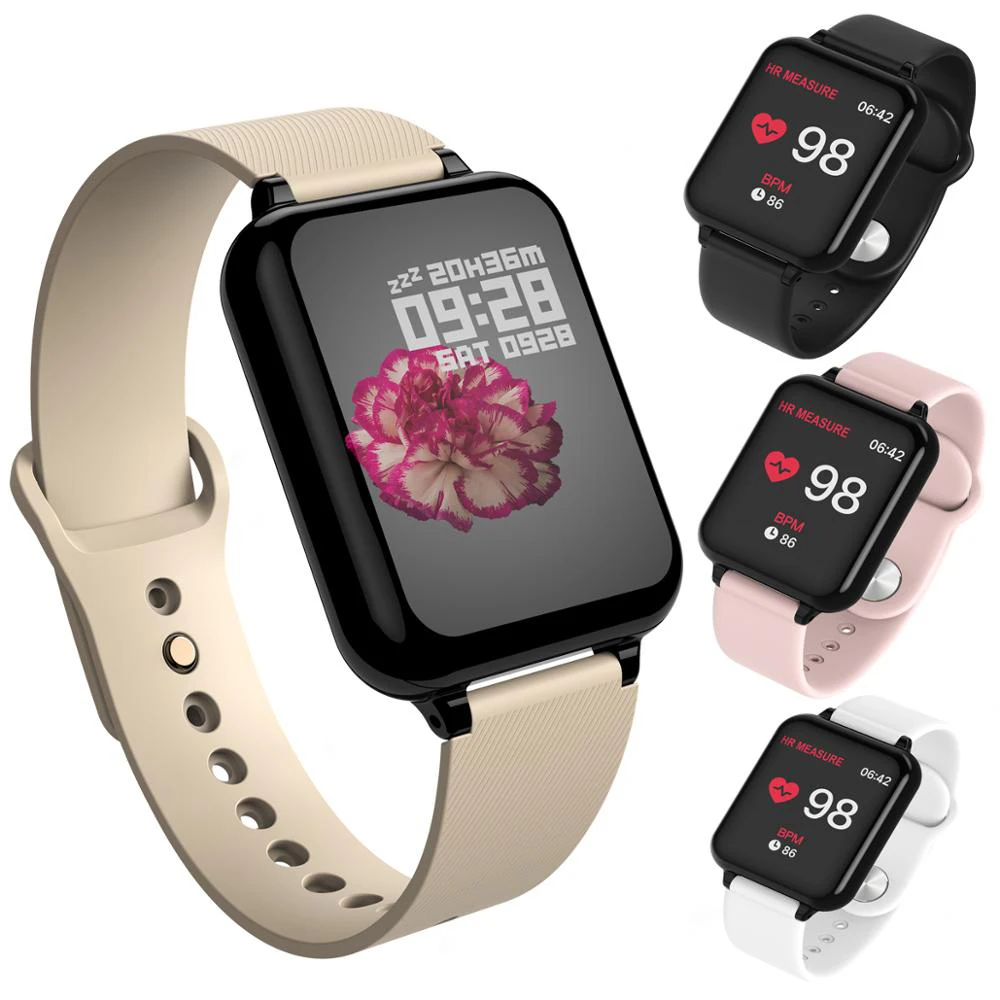 

HIXANNY fitness tracker smart watch Sport Smartwatch Heart Rate Monitor Blood Pressure Functions For IOS Android phone
