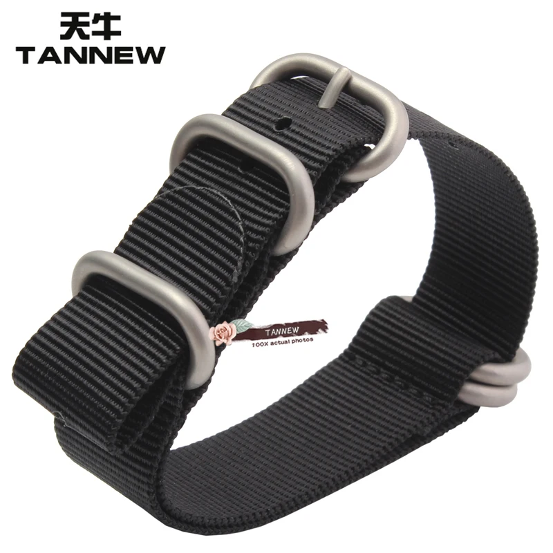 18mm20mm22mm24mmNew Black Nato прочный нейлон наручные часы ремешок Военная армейская