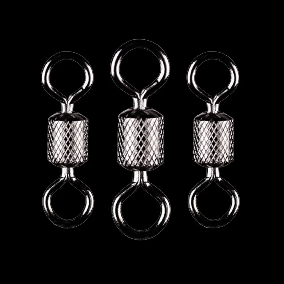 WALK FISH 50PCS/Lot Fishing Swivels Ball Bearing Swivel with Safety Snap Solid Rings Rolling Swivel for Carp Fishing Accessories WALK FISH 50PCS/Lot Fishing Swivels Ball Bearing Swivel with Safety Snap Solid Rings Rolling Swivel for Carp Fishing Accessories