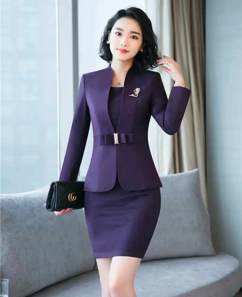 purple dress jacket ladies