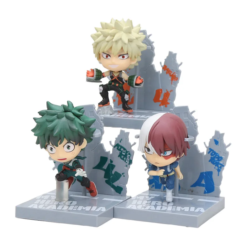 

Anime My Hero Academia figure toys Character Midoriya Izuku DEKU Bakugou Katsuki Vinyl Figure Collection Model Toys kids gift