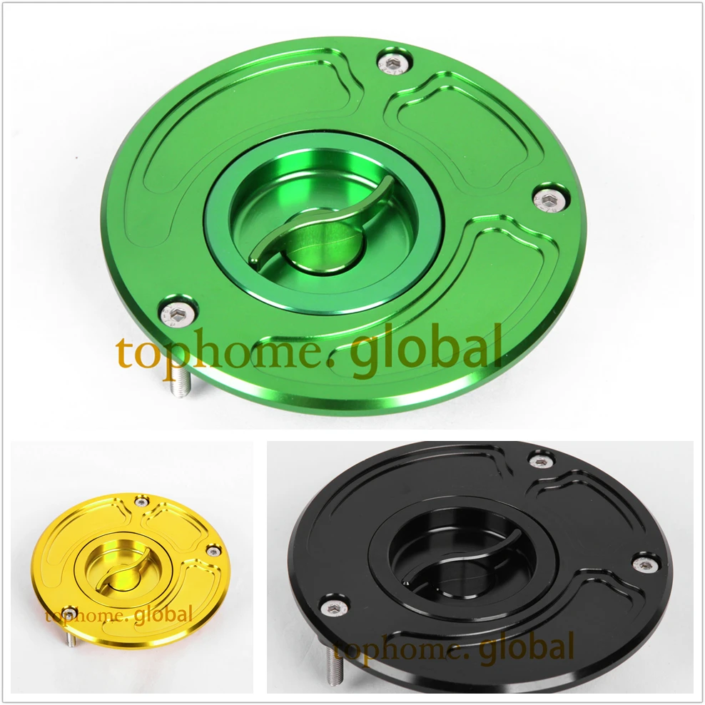 Крышка топливного бака с ЧПУ для мотоциклов Kawasaki Z750 2003-2006 алюминиевый колпачок