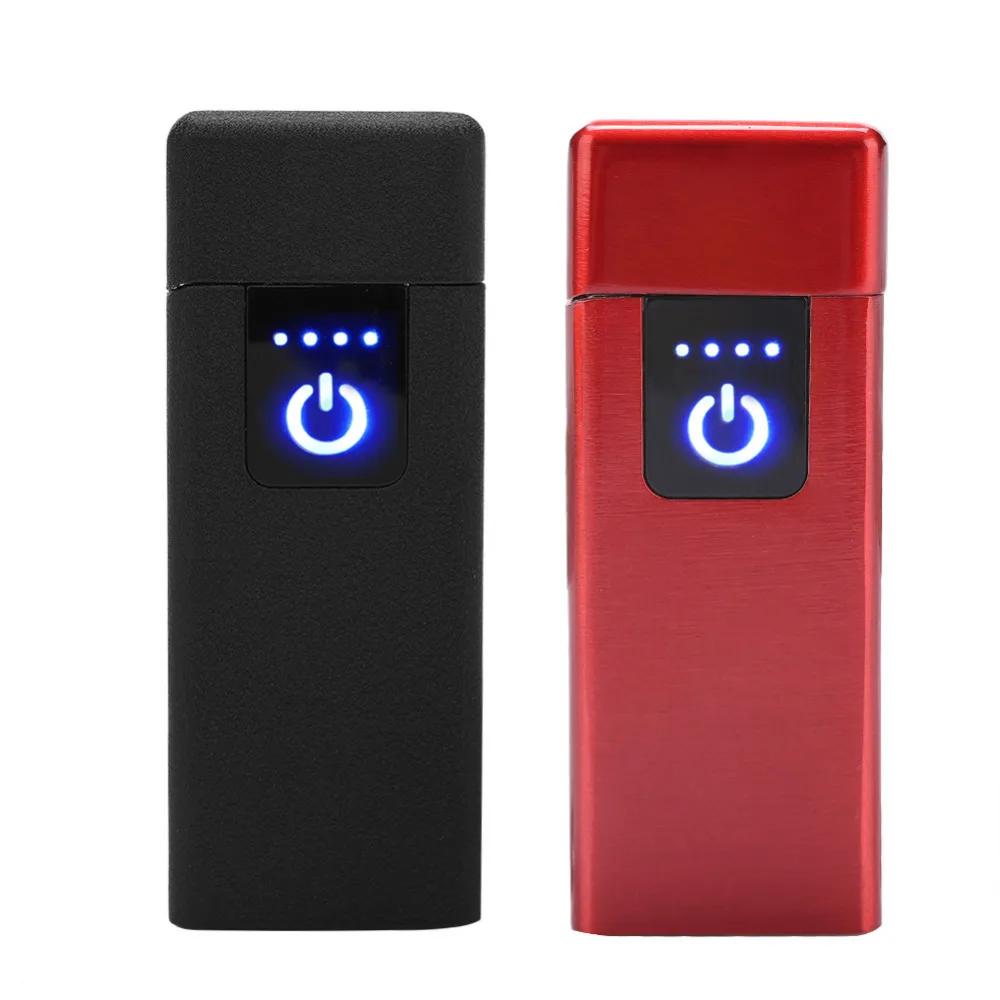 

Smart Rechargeable Safe Ultrathin Portable Cigarette Lighter without Flame Usb Charging Lighter Touch Screen