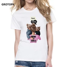 Женская футболка «Mommy's Love», футболка «Super Mama», женская одежда, модная футболка с принтом, женская футболка, хлопковый топ с коротким рукавом