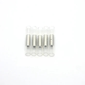 

50PCS White Heat Shrink Terminal Insulated Butt Electrical Splice Wire Connectors Cable Crimp Terminal Connector 24-26AWG