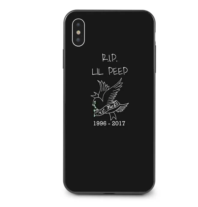 Xxxtentacion Lil Peep cry Baby rose bad vibes forever TPU чехлы для телефонов для iPhone X 5 5S SE 6 6s Plus 7 8 Plus XS XR XS MAX