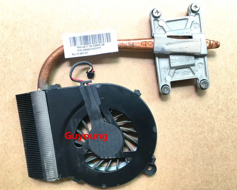 

for HP CQ42 CQ62 G62 G42 CPU Processor Fan and Heatsink Assembly 595832-001 3MAX1TATP60