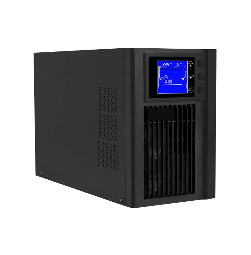 ЖК-дисплей Онлайн UPS 1000VA/800W внешние 36VDC батареи Чистая синусоида источник бесперебойного питания для компьютера комнаты сервер