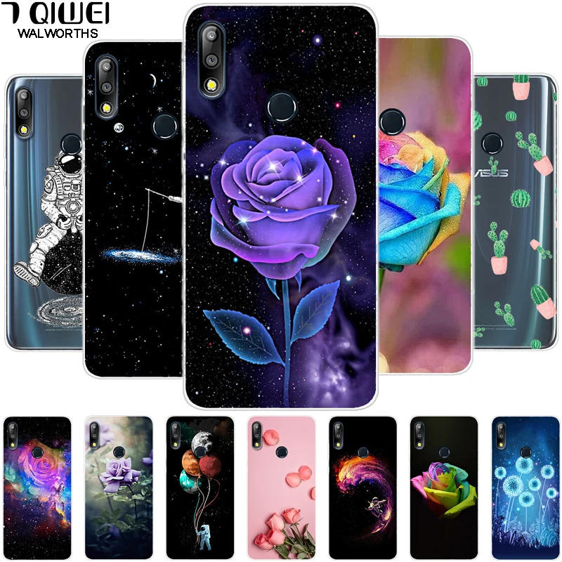 

For Asus Zenfone Max Pro M2 ZB631KL Case 6.26 Flower Soft TPU Case cover For Asus Zenfone Max Pro ZB633KL phone case covers bag