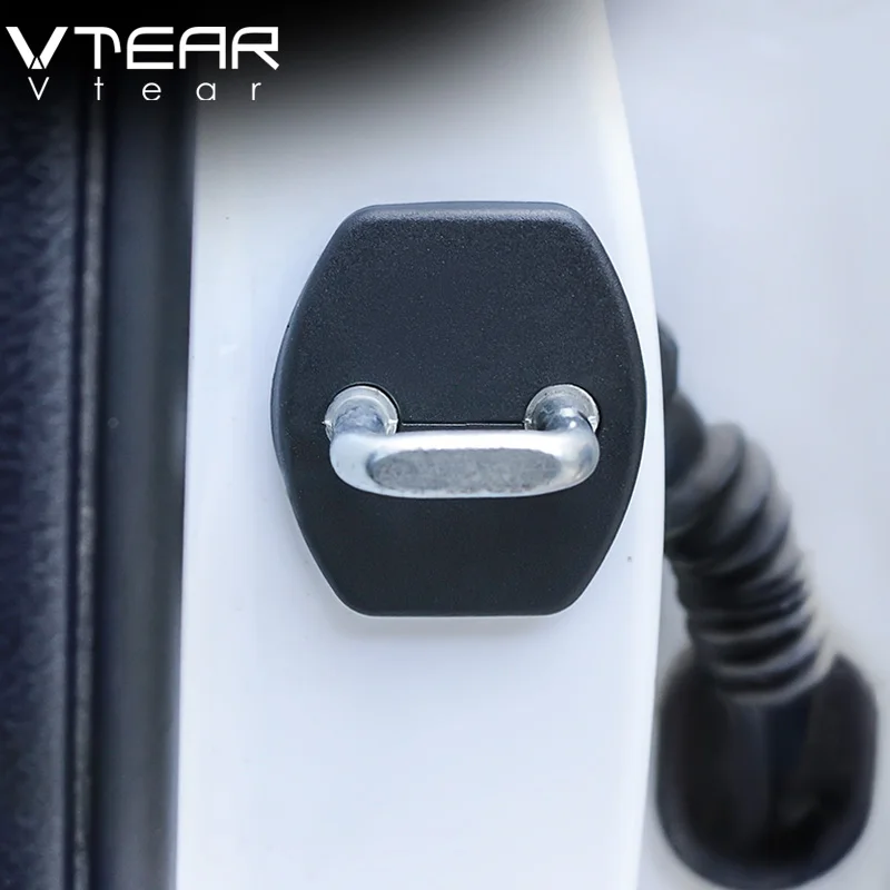 

Vtear For hyundai creta ix25 Car Door Lock Protective Cover car Exterior trim Accessories Antirust car-Styling 2017 2018 2019