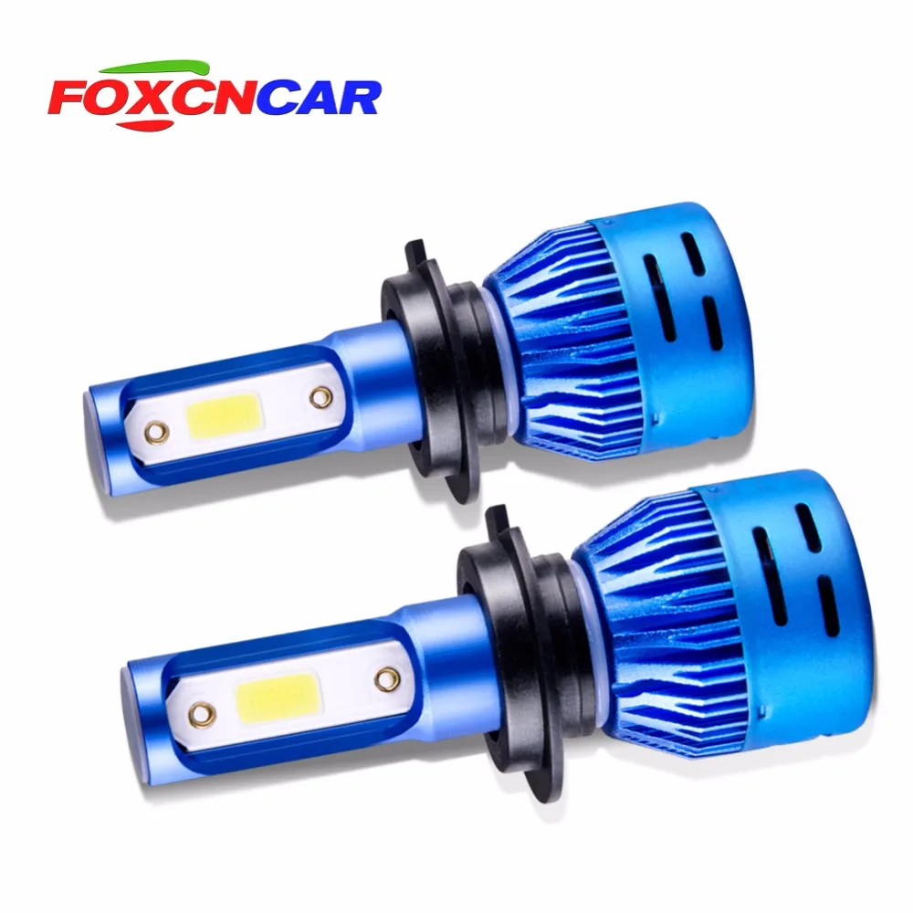 

Foxcncar LED ampoule Feu de brouillard H7 H1 H11 9005 9006 fog light auto lamp 4300K COB Chip faro moto Fendinebbia hb3 hb4 12V