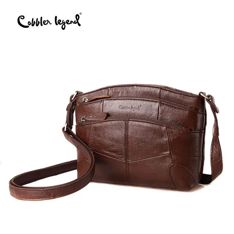 Cheap  Cobbler Legend Vintage Genuine Leather Bag Female Small Women Handbags Bags for Women 2018 Multi Po