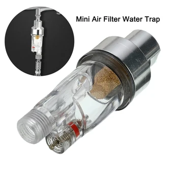 

Professional Mini Air Filter Airbrush In-line Moisture Water Trap 1/8" Air Brush Spray Gun Filters Paint Fitting Separator