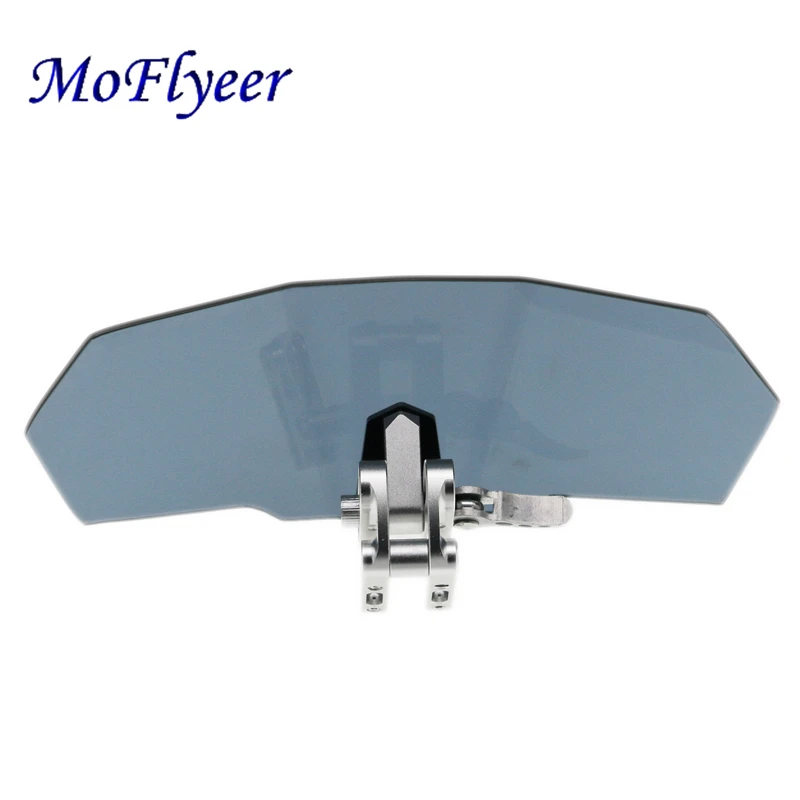 

MoFlyeer Universal Motorcycle Adjustable Windscreen Deflector Transparent Windshield For Kawasaki BMW Ducati Honda Benelli KTM