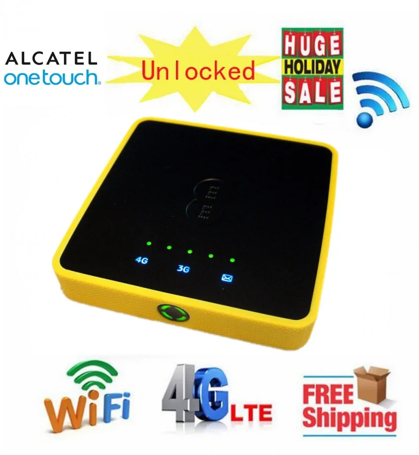Original Unlock Alcatel Y853 100Mbps 4G Modem With Sim Card Slot And 4G ...