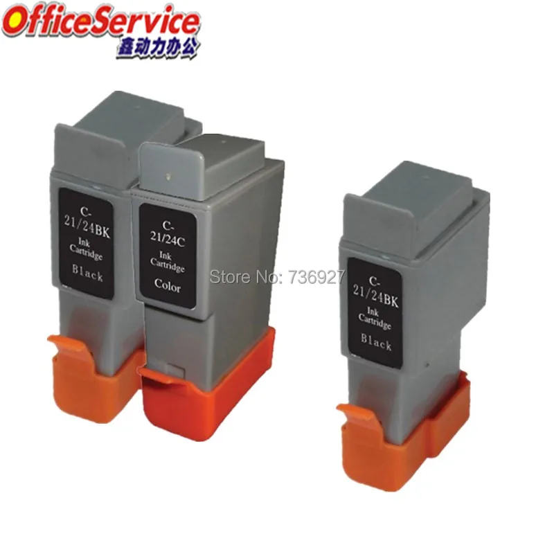 3X Cartuccia Di Inchiostro Compatibile Bci-21 Bci-24 Bci 21 24 Per Canon Bjc-4000/4100/4200/4650/5500 /S100/S330 Della Stampante A Getto D'Inchiostro