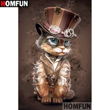 HOMFUN-pintura de diamante 5D DIY