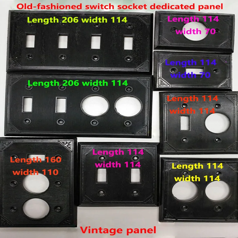Old Switch Panel Two Position Switch Socket Cover 114 114 Series Socket Panel