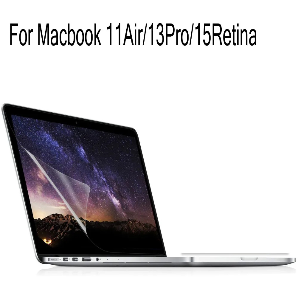 Screen Protector 2PCS for Mac book Pro Macbook Air Pro 13 15 11 12 13.3 15.4 inch A1706 A1707 toch ID screen film Cover Skin