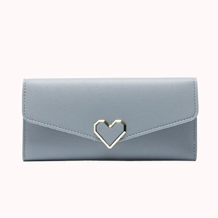 

Elegant Women Wallets PU leather Large Capacity Cute Card Hold Long Purses Stylish Handbag Exquisite Design Soft Surface *68