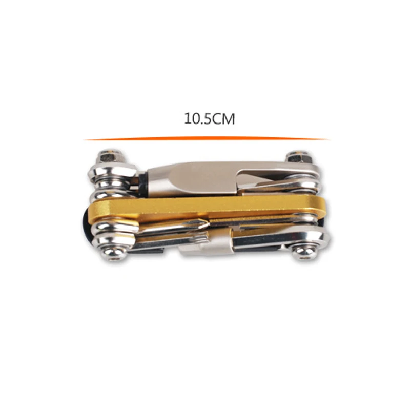 15 в 1 многофункциональные инструменты для ремонта велосипеда Складной