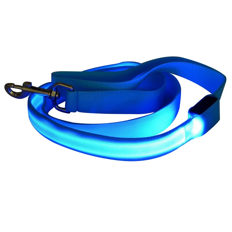 120cm LED Pet Cat Dog LED Leash Reflective Safety Glow Collar Flashing