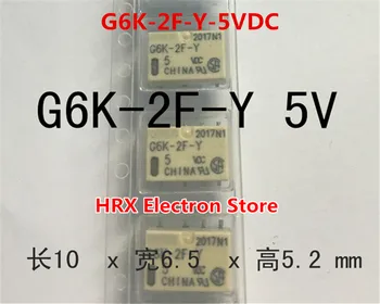 

10PCS/LOT Relay G6K-2F-Y-5VDC G6K-2F-Y-12VDC G6K-2F-Y-24VDC 1A 8PIN New Original