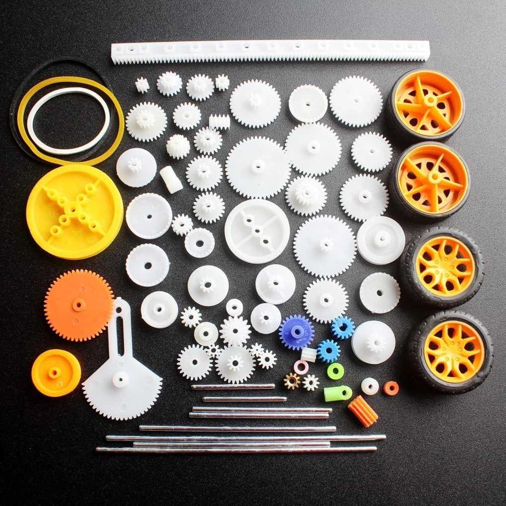 

Plastic Bearing Gear Set Various Kinds of Gear Package Toy Car Accessories Motor Gear DIY Worm Axle Belt Bushings