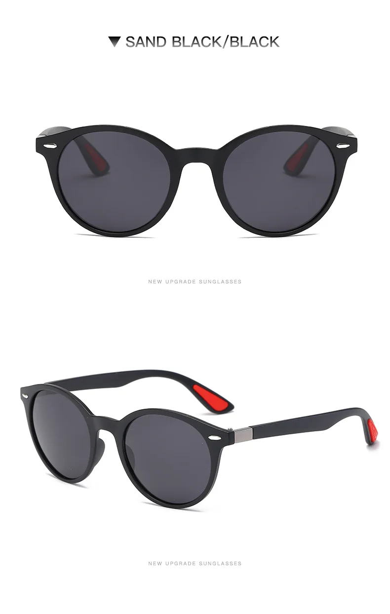 Бруно Данн трендовые брендовые дизайнерские поляризованные Круглые Солнцезащитные очки для мужчин и женщин, очки для вождения, мужские модные очки для путешествия ray
