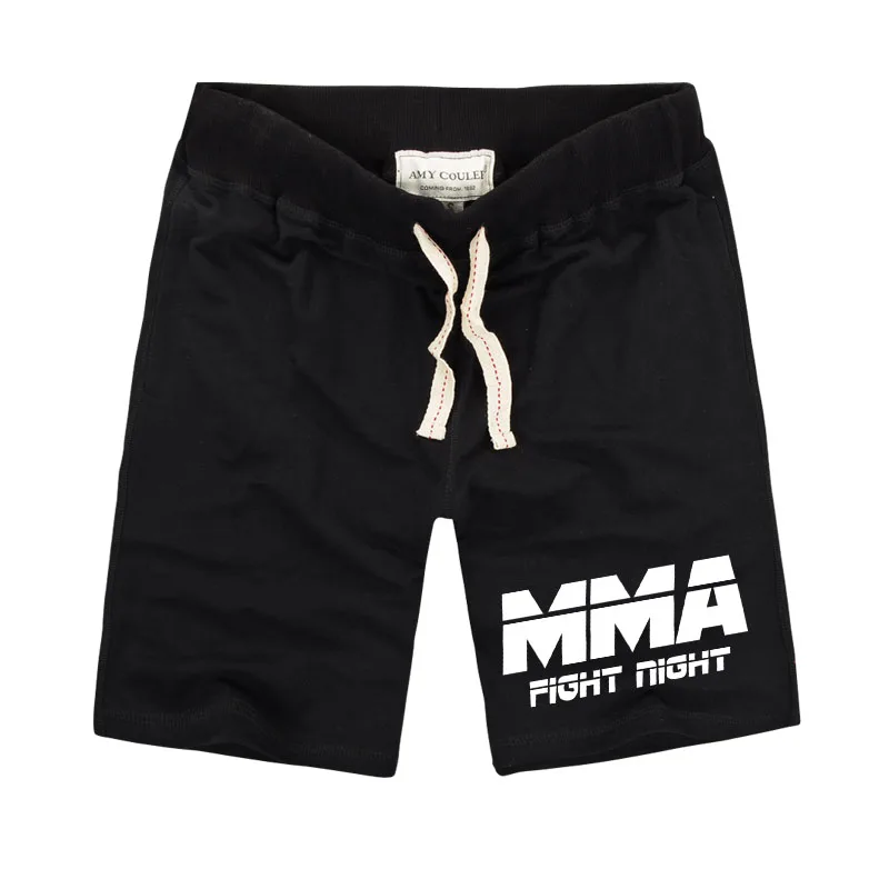 Fight MMA Printed Shorts Men Fitness Clothing Pure Cotton Muay Thai Men's UFC Shorts Elastic Belt Quick dry Sweatpants Male 2018