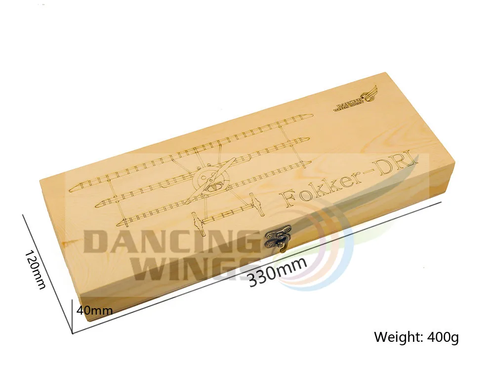 Balsa Wood Fokker DRI модель самолета комплект для строительства деревянных ремесел 3D