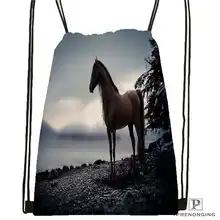 На заказ охотничья_сезонная походная сумка на шнурке милый рюкзак для детей(черная спинка) 31x40 см#180612-02-40