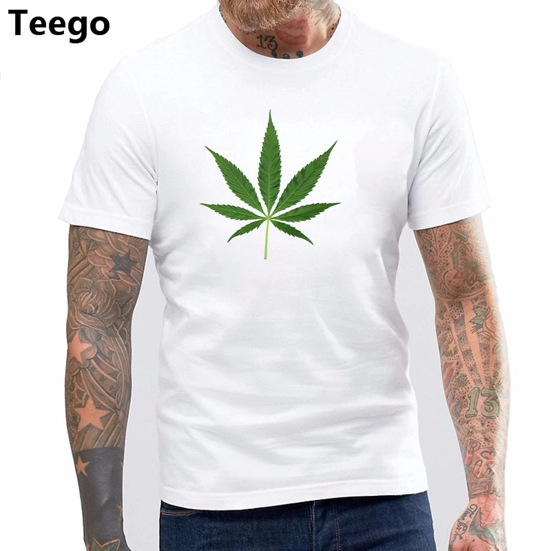 Weed T Shirt Design 2017 Round Neck Band Tee Shirt Cloth Novelty Tee
