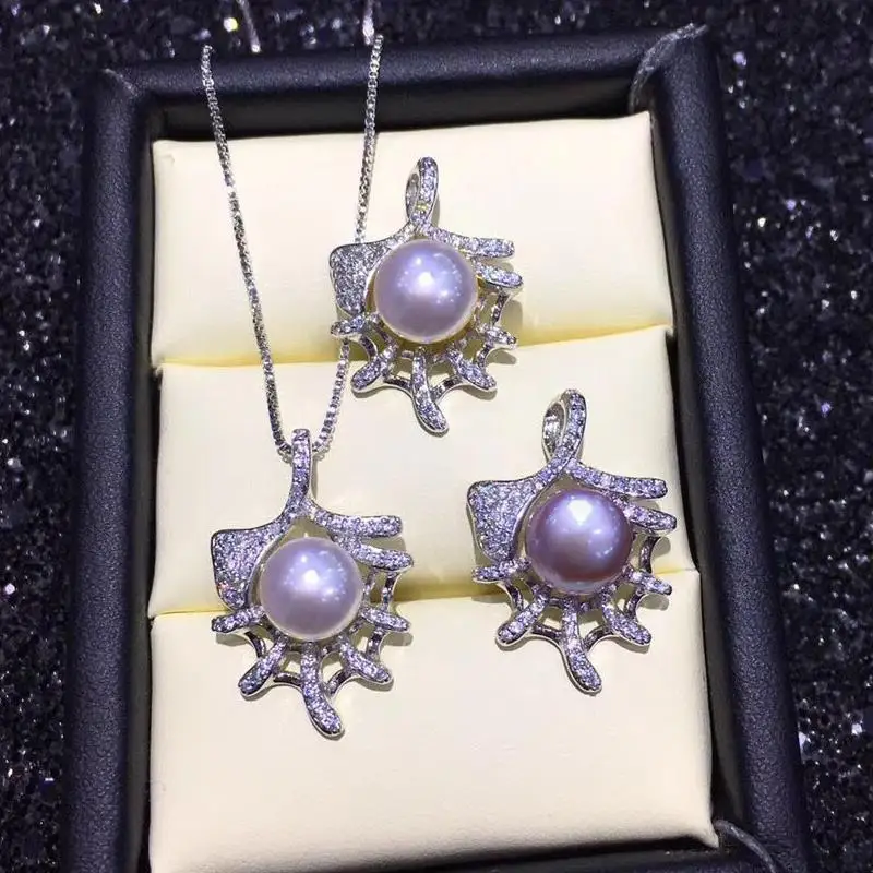 

FENASY Anchor Pearl Jewelry Natural Pearl Necklaces Pendants Chain Necklace Women Party Pearl Pendant 925 Sterling Silver